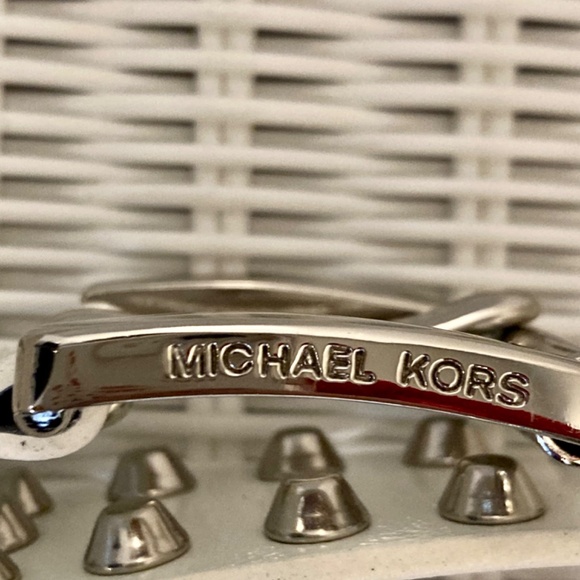 Michael Kors Leather Studded Belt - Picture 3 of 12